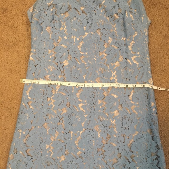 Vince Camuto High Neck Lace Dress - Picture 7 of 8
